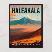 Nationaal park Haleakala Maui Hawaii  Briefkaart (Voorkant)