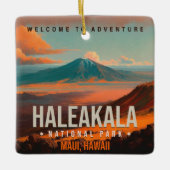 Nationaal park Haleakala Maui Hawaii Keramisch Ornament (Voorkant)