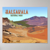 Nationaal park Haleakala Maui Hawaii  Poster (Voorkant)