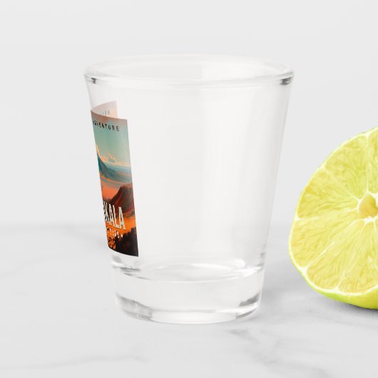 Nationaal park Haleakala Maui Hawaii  Shot Glas (Rechts)