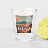 Nationaal park Haleakala Maui Hawaii  Shot Glas (Voorkant)