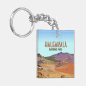 Nationaal park Haleakala Maui Hawaii Sleutelhanger (Voorkant Links)