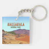Nationaal park Haleakala Maui Hawaii Sleutelhanger (Achterkant)
