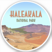 Nationaal park Haleakala Maui Hawaii  Sticker (Voorkant)