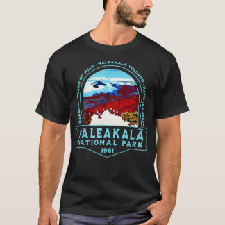 Nationaal park Haleakala Maui Hawaii Volcano Hikin T-shirt
