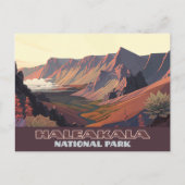 Nationaal park Haleakala Maui Volcano Briefkaart (Voorkant)
