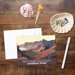 Nationaal park Haleakala Maui Volcano Briefkaart