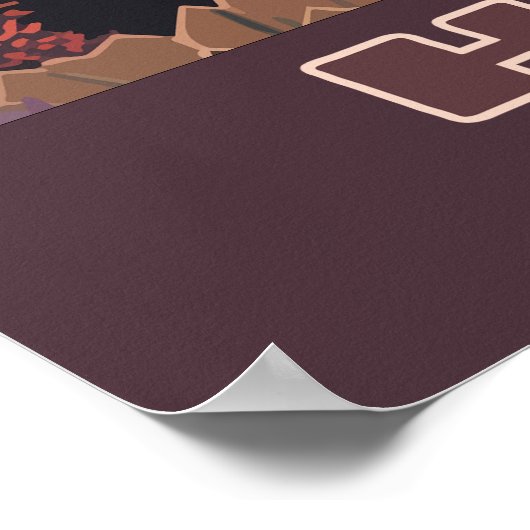 Nationaal park Haleakala Maui Volcano Poster (Hoek)