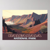 Nationaal park Haleakala Maui Volcano Poster (Voorkant)