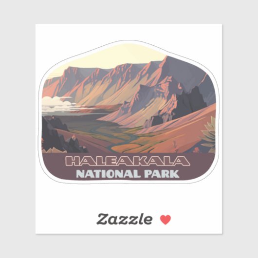 Nationaal park Haleakala Maui Volcano Sticker (Vel)