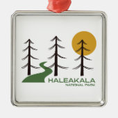 Nationaal Park Haleakala Metalen Ornament (Voorkant)