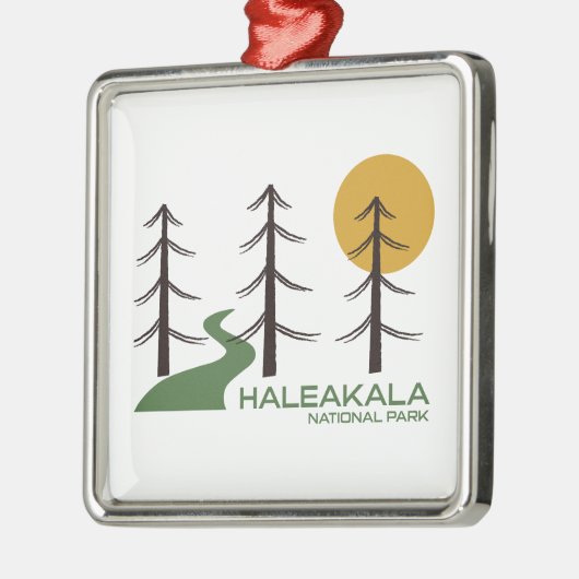 Nationaal Park Haleakala Metalen Ornament (Links)