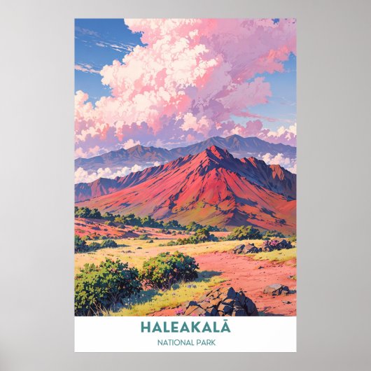 Nationaal park Haleakalā Poster (Voorkant)