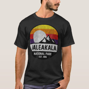 Nationaal park Haleakala Retro T-shirt