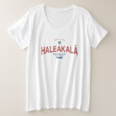 Nationaal park Haleakala Vacatie Hawaii Grote Maat T-shirt (Design voorkant)