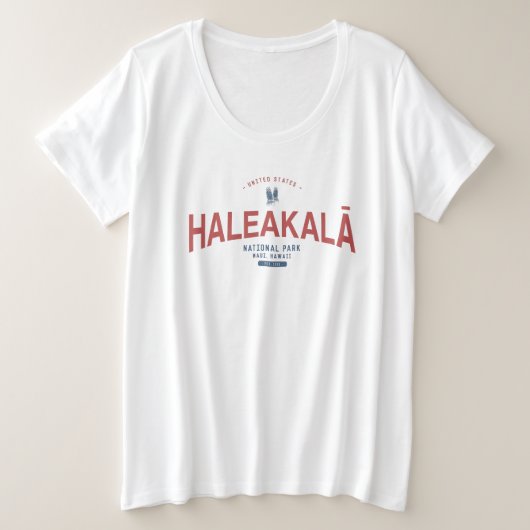 Nationaal park Haleakala Vacatie Hawaii Grote Maat T-shirt (Design voorkant)