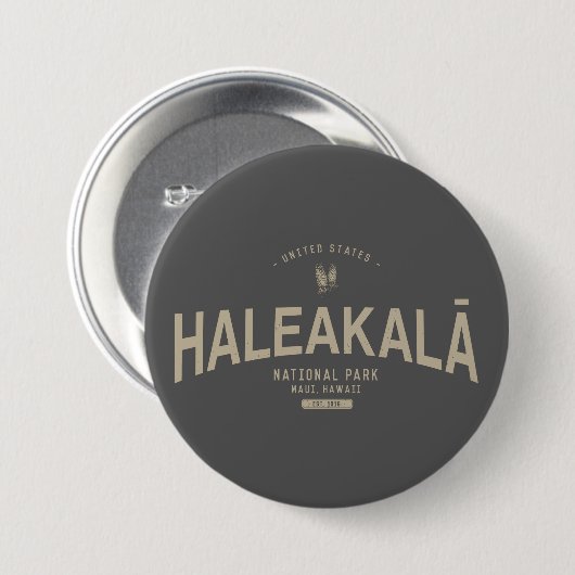 Nationaal park Haleakala Vacatie Hawaii Ronde Button 7,6 Cm (Voorkant /achterkant)