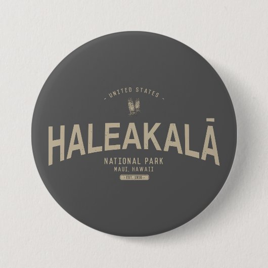 Nationaal park Haleakala Vacatie Hawaii Ronde Button 7,6 Cm (Voorkant)