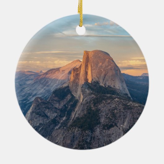 Nationaal park Half Dome Yosemite Keramisch Ornament (Achterkant)