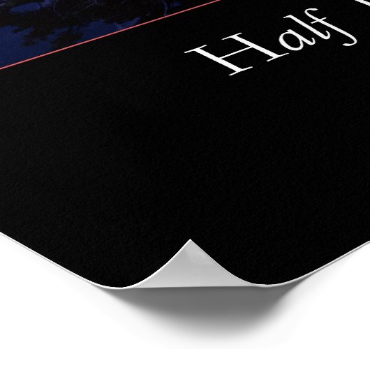 Nationaal park Half Dome Yosemite Poster (Hoek)