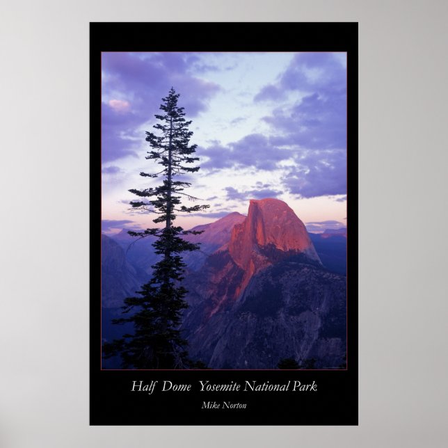 Nationaal park Half Dome Yosemite Poster (Voorkant)
