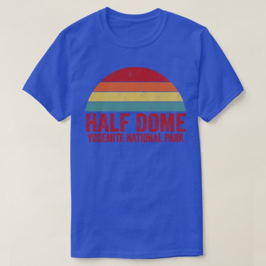 Nationaal park Half Dome Yosemite T-shirt (Design voorkant)