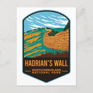 Nationaal park Hardians Wall Northumberland Briefkaart