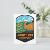Nationaal park Hardians Wall Northumberland Briefkaart (Staand voorkant)