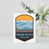 Nationaal park Harding Icefields Kenai Fjords Briefkaart (Staand voorkant)