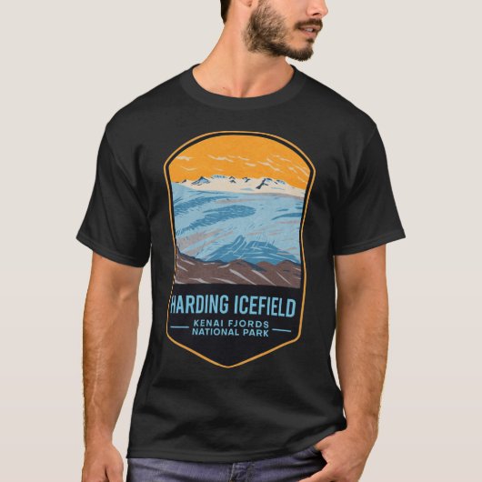 Nationaal park Harding Icefields Kenai Fjords T-shirt (Voorkant)