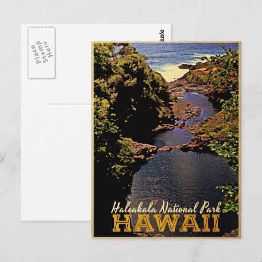 Nationaal Park Hawaii Briefkaart (Voorkant / Achterkant)