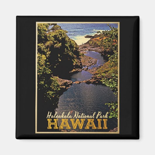 Nationaal Park Hawaii Magneet (Voorkant)