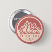 Nationaal Park Hawaii Ronde Button 5,7 Cm (Voorkant /achterkant)