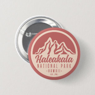 Nationaal Park Hawaii Ronde Button 5,7 Cm