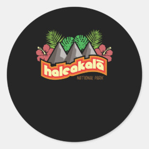 Nationaal Park Hawaii Ronde Sticker