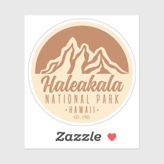 Nationaal Park Hawaii Sticker (Vel)