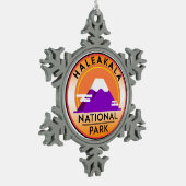 Nationaal Park Hawaii Tin Sneeuwvlok Ornament (Links)