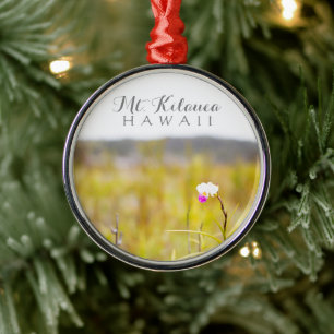 Nationaal park Hawaii Tropical Orchid Volcanoes Metalen Ornament