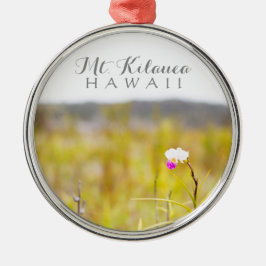 Nationaal park Hawaii Tropical Orchid Volcanoes Metalen Ornament