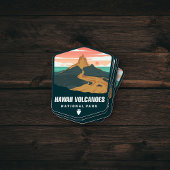Nationaal park Hawaii Volcanoes | Afgesneden Stick Sticker