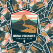 Nationaal park Hawaii Volcanoes | Afgesneden Stick Sticker