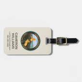 Nationaal park Hawaii Volcanoes Bagagelabel (Voorkant horizontaal)