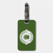 Nationaal park Hawaii Volcanoes Bagagelabel (Achterkant verticaal)