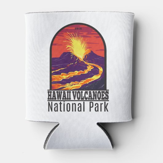  nationaal park Hawaii Volcanoes Blikjeskoeler (Voorkant)