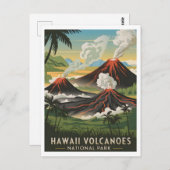  nationaal park Hawaii Volcanoes Briefkaart (Voorkant / Achterkant)