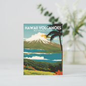 Nationaal park Hawaii Volcanoes Briefkaart (Staand voorkant)