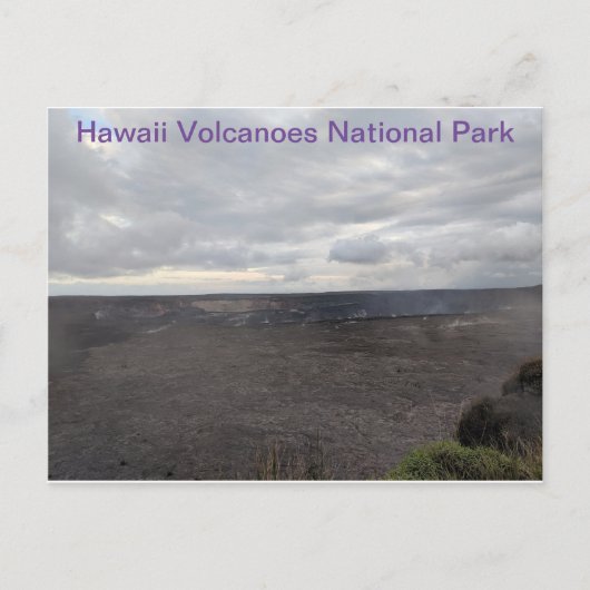 Nationaal park Hawaii Volcanoes Briefkaart (Voorkant)