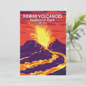 nationaal park Hawaii Volcanoes Feestdagenkaart (Staand voorkant)
