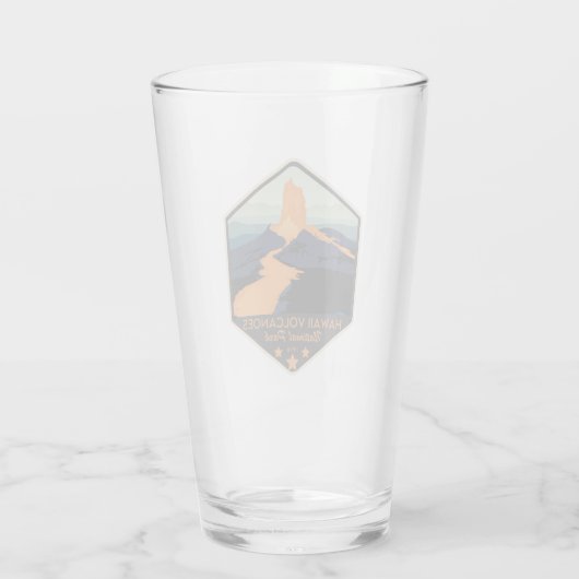 Nationaal park Hawaii Volcanoes Glas (Achterkant)