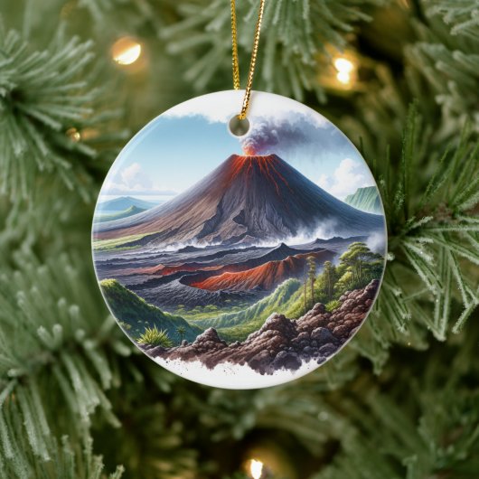Nationaal park Hawaii Volcanoes Keramisch Ornament (Boom)